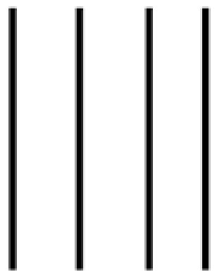 Four evenly spaced vertical lines — the line-arrays category